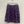 Upcycled Sari Purple Elasticated Skirt M