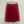 Upcycled Sari Red Sheer Sequinned Skirt S