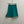 Upcycled Sari Green Short Sheer Skirt S