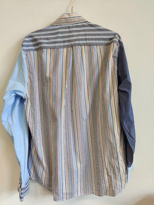Upcycled Men's Mix And Match Long Sleeve Shirt XL