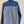Upcycled Men's Stripe and Check Blue Shirt S/M