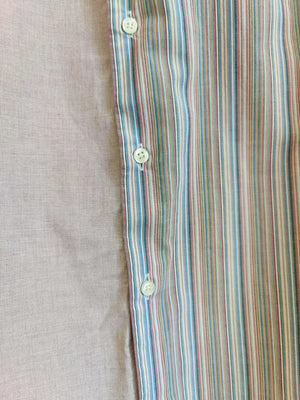 Upcycled Men's Pink Half and Half Shirt M/L
