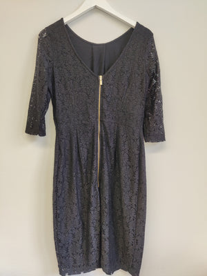 Dorothy Perkins Black Lace Dress UK14