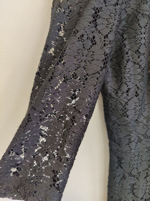 Dorothy Perkins Black Lace Dress UK14