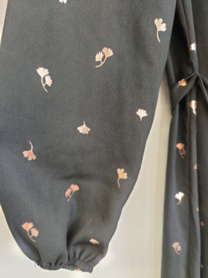 Oasis Black Shirt Dress UK12