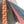 Upcycled Blue and Red Tie Skirt M/L