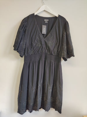 City Chic Black Aria Dress UK16