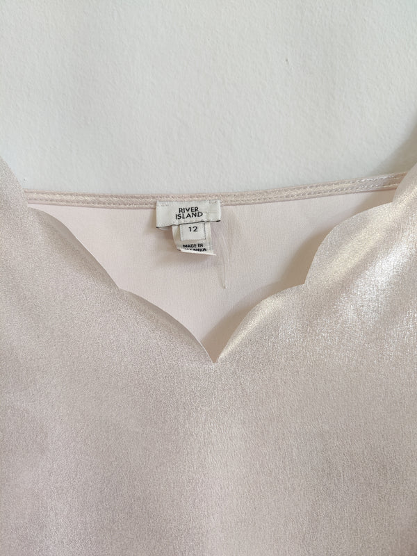 River Island Blush Cami Top UK12