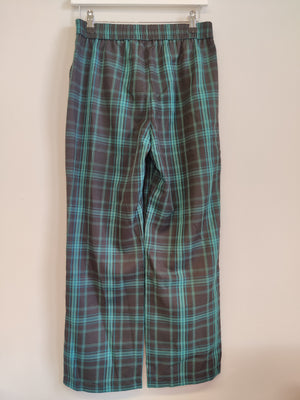 Collusion Black and Green  Checked Trousers UK6S