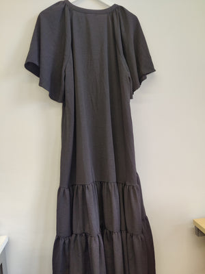Evans Black Tiered Dress UK18