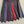 Upcycled Blue and Red Tie Skirt M/L