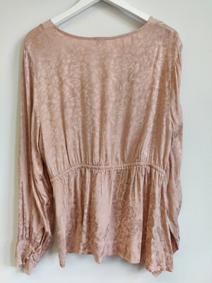 River Island Dusky Pink Blouse UK18