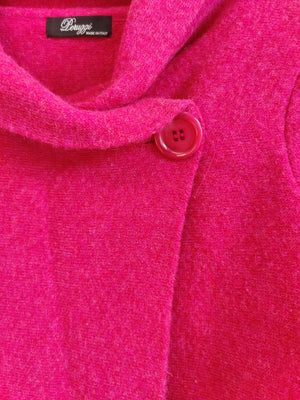 Peruzzi Pink Wool Blend Jacket M