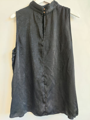 F&F Black High Neck Top UK18