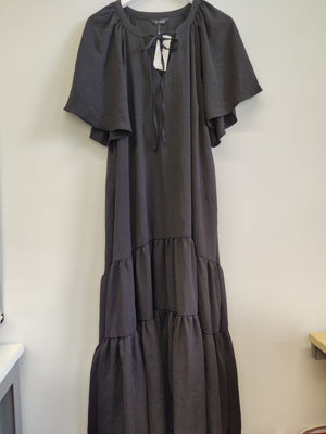 Evans Black Tiered Dress UK18