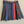 Upcycled Blue and Red Tie Skirt M/L