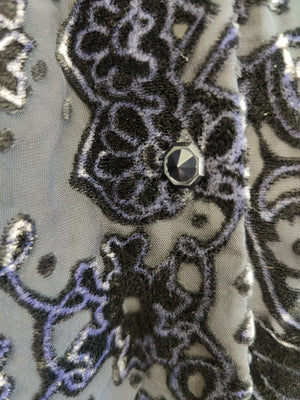 M&S Autograph Black Sheer Blouse UK12