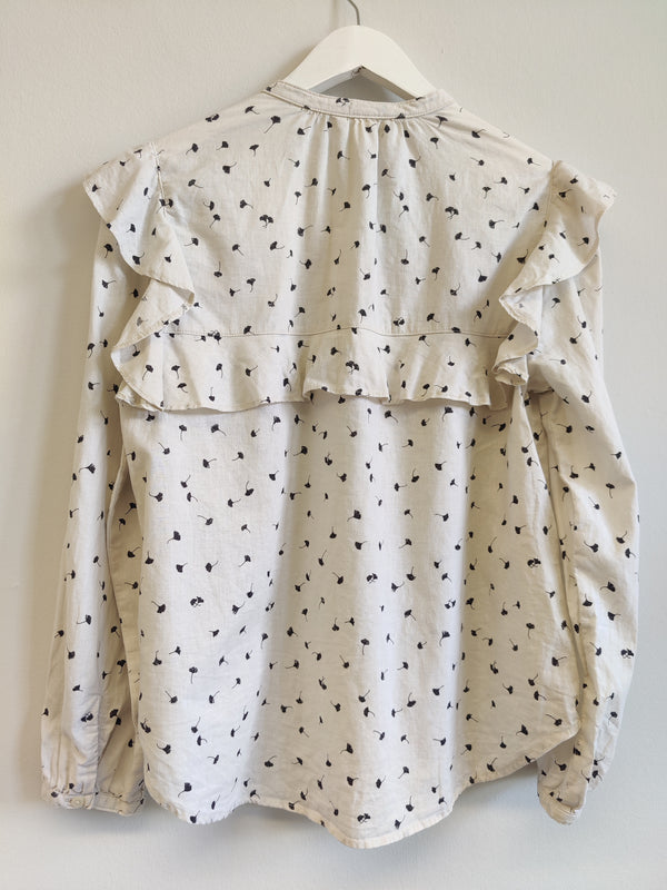 H&M Natural Dandelion Seed Blouse S