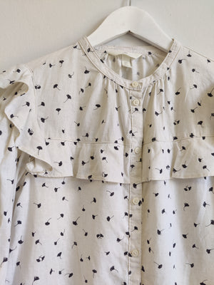 H&M Natural Dandelion Seed Blouse S
