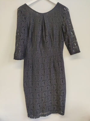 Dorothy Perkins Black Lace Dress UK14