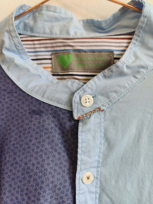 Upcycled Men's Mix and Match Short Sleeve Shirt XL