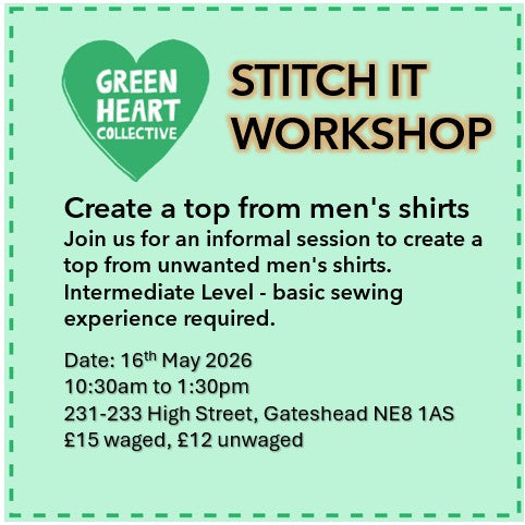 STITCH IT WORKSHOP - Saturday 16th May 2026