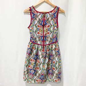 New Look Multicoloured Floral Print Sleeveless Short Dress UK 10