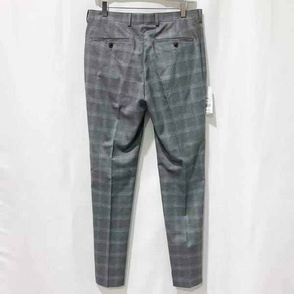 Burton Grey Check Formal Skinny Trousers 32L