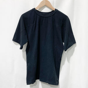Gossypium Black Organic Cotton Plain Yoga T-Shirt M