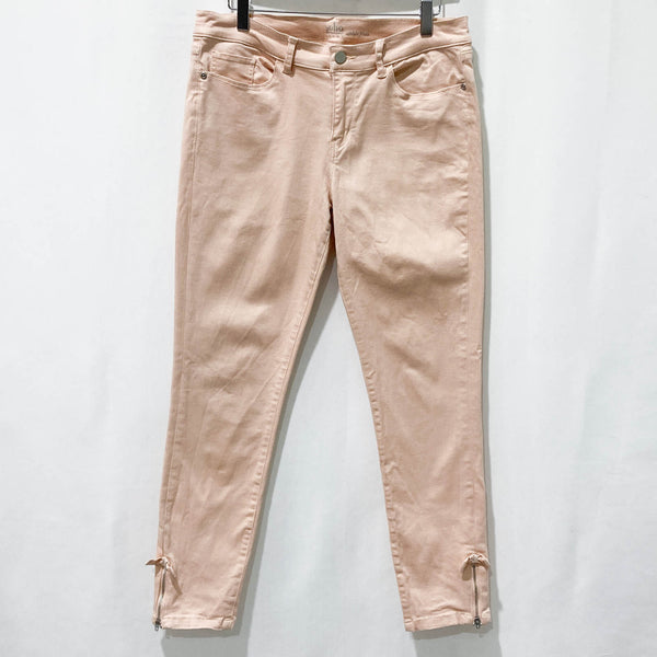 New York & Company Soho Light Pink Skinny Ankle Jeans US 10 UK 14 W32