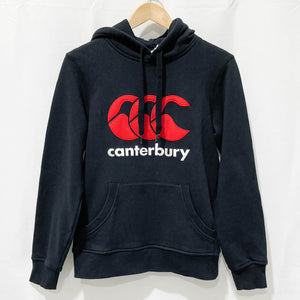 Canterbury Black Embroidered Logo Pullover Hoodie Size S