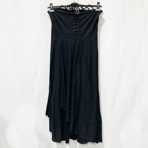City Chic Black Plait Detail Halter Neck Maxi Dress UK 16