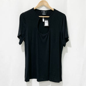 CCX by City Chic Black Cut Out Tee UK 14