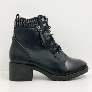 Cloudwalkers Black Zipper Ankle Boot UK7.5
