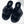 Load image into Gallery viewer, Evans Black Faux Fur Slip On Flip Flop Slippers  M Extra Wide

