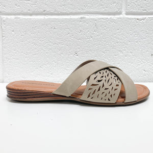 Cloudwalkers Sand Open Toe Slip-On Flat Sandals UK 6.5
