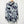 Load image into Gallery viewer, boohoo Blue Printed Long Sleeve Oversized Raw Frayed Hem Shirt UK 12
