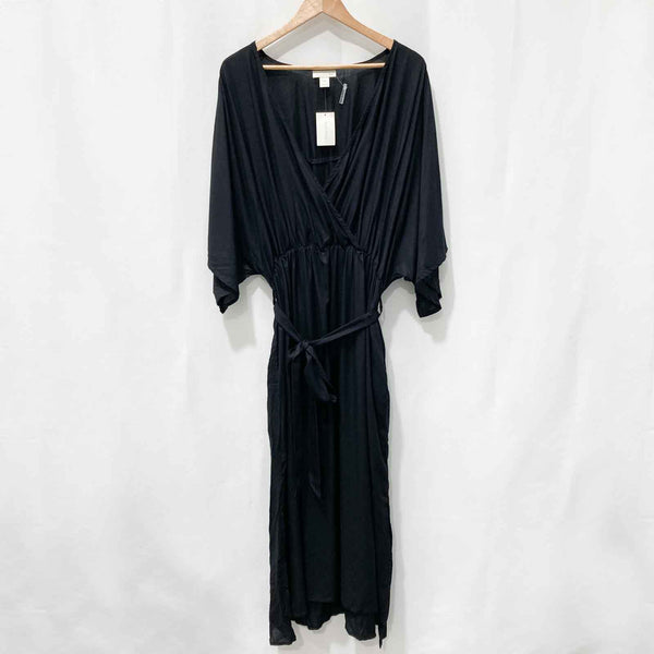 Loralette by City Chic Black Plain Maxi Dress UK18