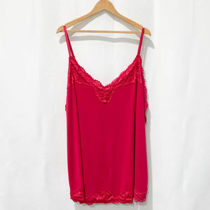 Avenue Pink Lace Cami Top UK30/32