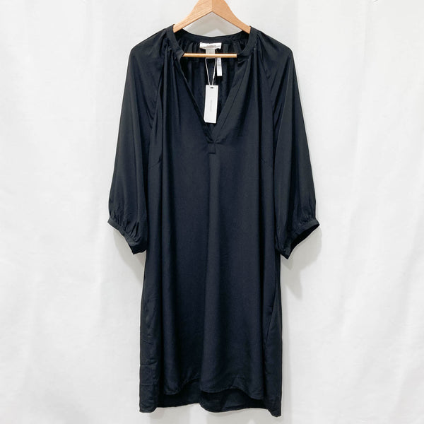 Refinity by City Chic Black Notch V-Neck 3/4 Sleeve Dress XL UK 22