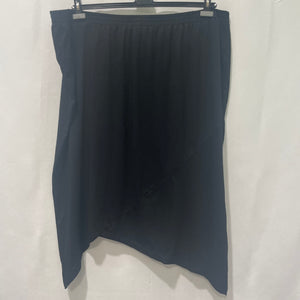 Zim & Zoe by City Chic Black Asymmetrical Skirt UK30