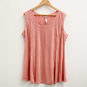Avenue Pink Fit & Flare Tank Top UK 20
