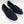 Load image into Gallery viewer, Evans Black Slip On Canvas Knot Front Flat Skater Shoes UK 4EEE

