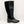 Load image into Gallery viewer, Evans Black Long Faux Leather and Suede Boots UK9E

