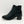 Evans Black Faux Leather Heeled Ankle Boots UK6