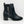 Cloudwalkers Black Faux Leather Heeled Ankle Boots UK 9