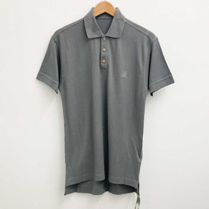 Gossypium Grey Men's Organic Cotton Polo Shirt SMALL