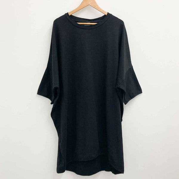 City Chic Black Boxy T-shirt Dress XL/ UK22