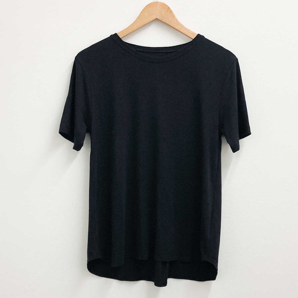 Gossypium Black Organic Cotton T-Shirt UK 10