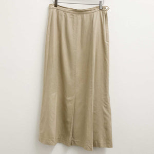 Liz Claiborne Beige Vintage Silk Maxi Skirt UK12
